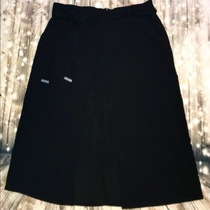 New Look black short skirt with long overlay XL
